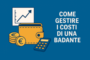 grafica che mostra un portafogli ed una calcolatrice