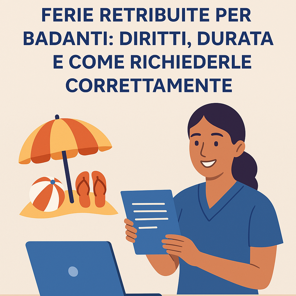 Ferie retribuite per badanti: diritti, durata e come richiederle correttamente