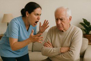 Badante Maltratta un Anziano