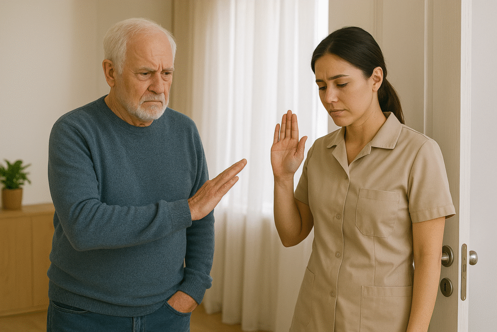 Il mio Genitore Non Vuole una Badante